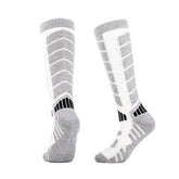 Knee High Merino Wool Ski Socks | Vibrant Color Blocks